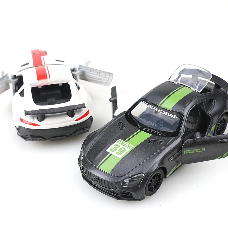 Benz GT 1:36 Diecast Model Car in Grey or White 2 Benz GT 1:36 Diecast Model Car in Grey or White - Image 2