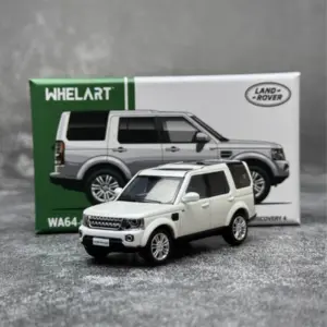 White Land Rover Discovery 4 Diecast Model 1:64 Scale