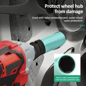 Automotive Impact Socket Set 15-22mm Durable Steel 11 S039cc942315545d3ac4cfc5a459d6f68W