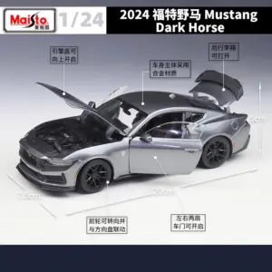 2024 Mustang Dark Horse Diecast Model 1:24 Scale 7 S039d4ec4e02440aea21a2a6afdb8319cz