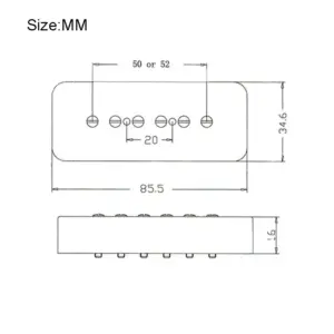 P-90 Soap Bar Guitar Pickup in Multiple Colors 12 S047cf633d63b4e17a1e256b05be1230ah