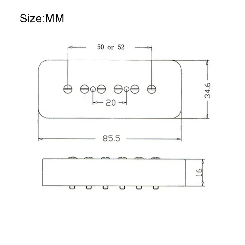 P-90 Soap Bar Guitar Pickup in Multiple Colors 3 P-90 Soap Bar Guitar Pickup in Multiple Colors - Image 3