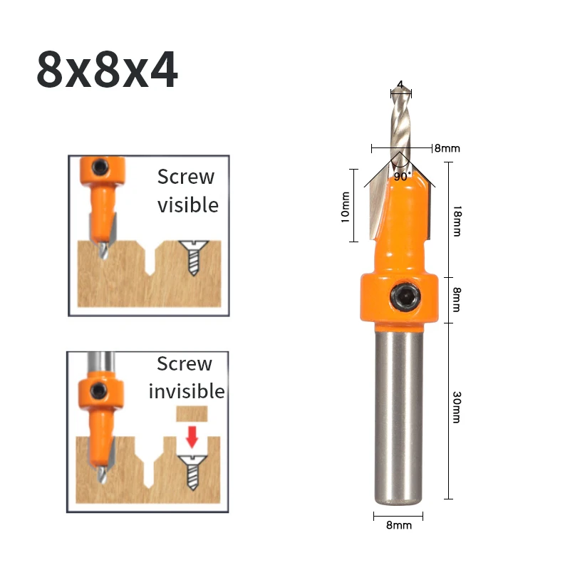 SHENSEN 8mm Countersink & Screw Extractor Set 8 SHENSEN 8mm Countersink & Screw Extractor Set - Image 8