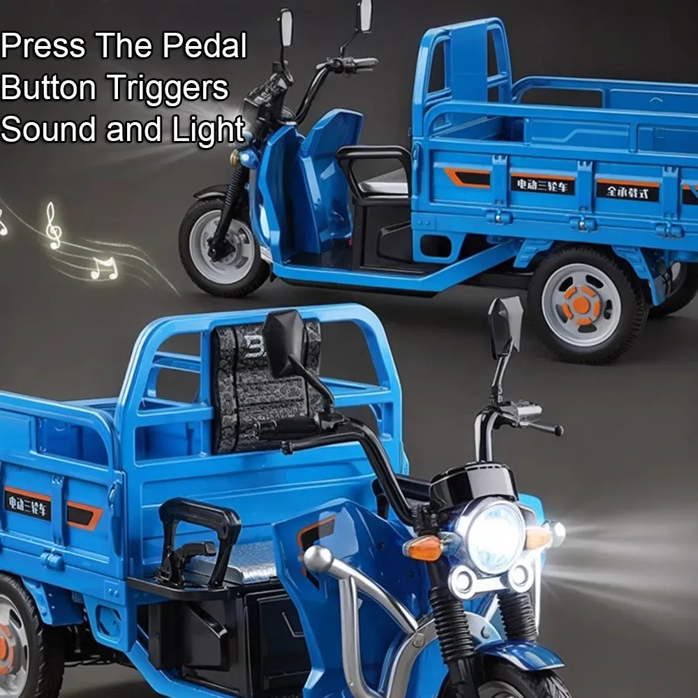 1:12 Scale Electric Tricycle Model Toy 5 1:12 Scale Electric Tricycle Model Toy - Image 5
