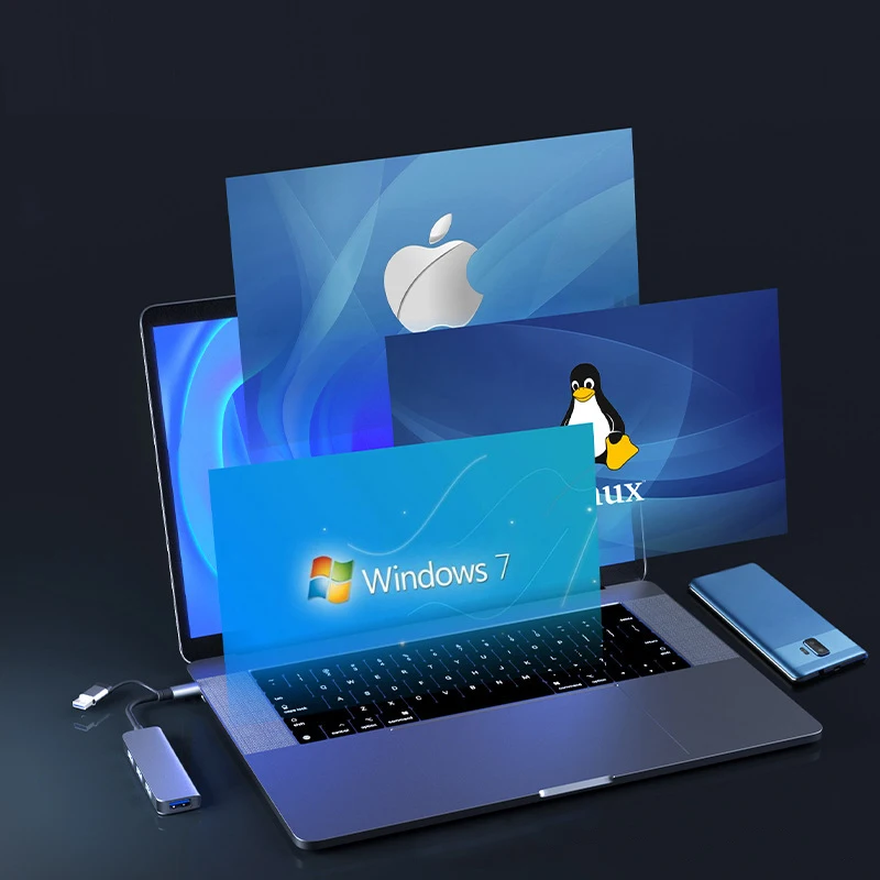 5-in-1 USB Type-C Hub with SD Card Slots 3 5-in-1 USB Type-C Hub with SD Card Slots - Image 3