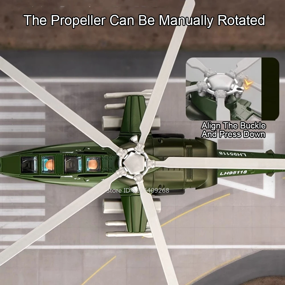 25cm CAIC Z-10 Military Helicopter Model 5 25cm CAIC Z-10 Military Helicopter Model - Image 5