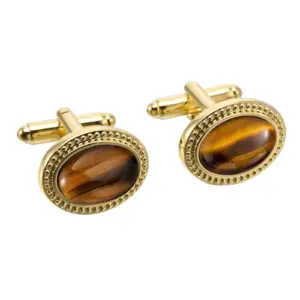 Vintage Tiger's Eye Cufflinks for Men 13 S066b18d67aa34762a279a2ce2daf9f0c5