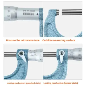 Mitutoyo 0-50mm Outside Micrometer, Stainless Steel 13 S067f7deef1f941219071fa842ec298ben