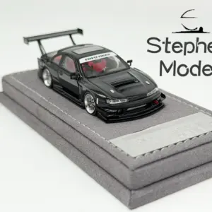 Mortal Black Silvia S14 1:64 Diecast Model 7 S0713f730064d4c288c36f594f9069c7fn