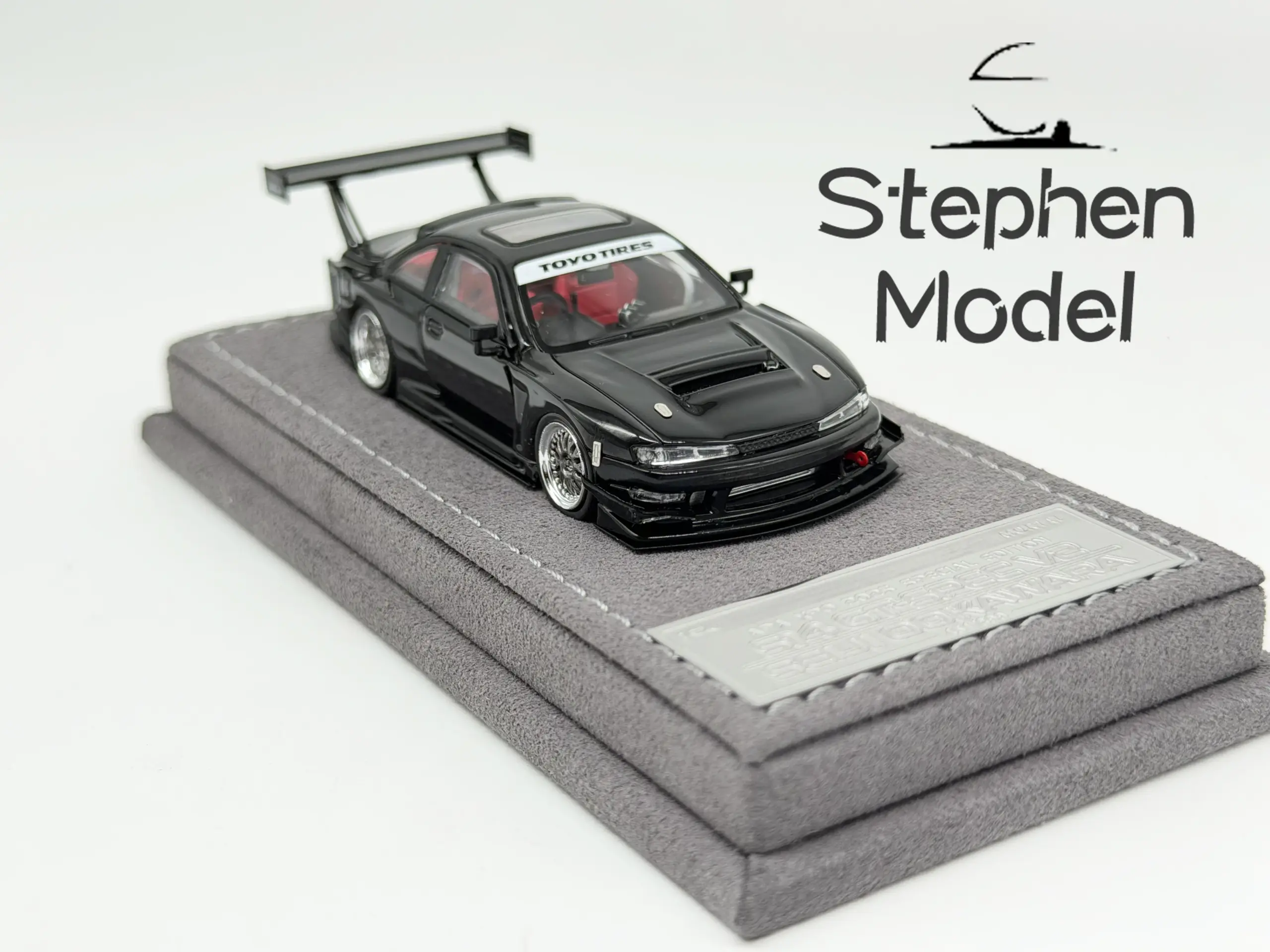Mortal Black Silvia S14 1:64 Diecast Model 3 Mortal Black Silvia S14 1:64 Diecast Model - Image 3