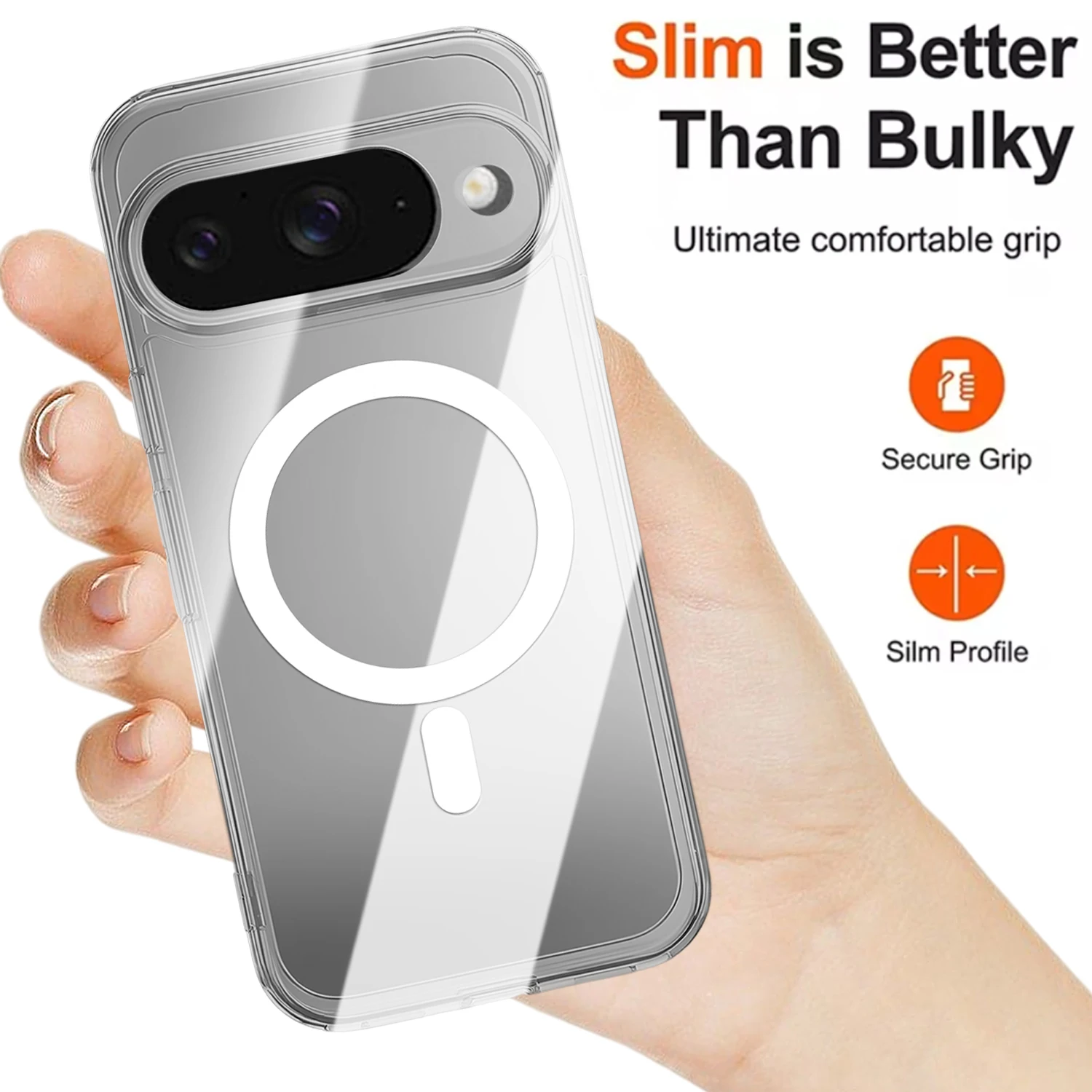 Clear Magnetic Protective Case for Pixel 10 Series 5 Clear Magnetic Protective Case for Pixel 10 Series - Image 5