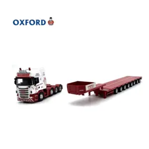 OXFORD Diecast 1:76 Scale R580 Multi Axle Semi Trailer Alloy Car Model Finished Product Simulation Toy Collection Static Model 9 S07fad78051e5495cb43907e0e45f3658k