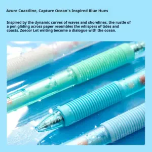 Coastline Blue Retractable Gel Pen 0.5mm 8 S099479b2f8b748ba8ff80926a75dffcfC