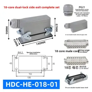 Heavy Duty Waterproof Industrial Connector 19 S09dd203352764fada81139b87e4a255cK