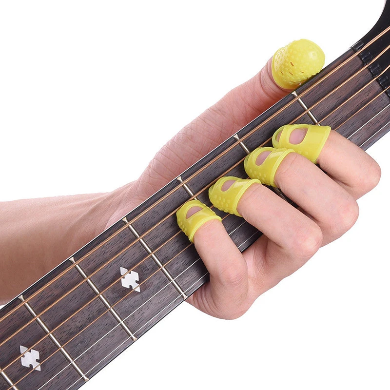 Silicone Guitar Fingerstalls Set for Enhanced Play 4 Silicone Guitar Fingerstalls Set for Enhanced Play - Image 4