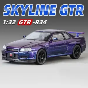 Nissan GT-R Skyline 1:32 Scale Model Car 17 S0a62f0f99a9a44bfaf84c01e07d0ba3fy