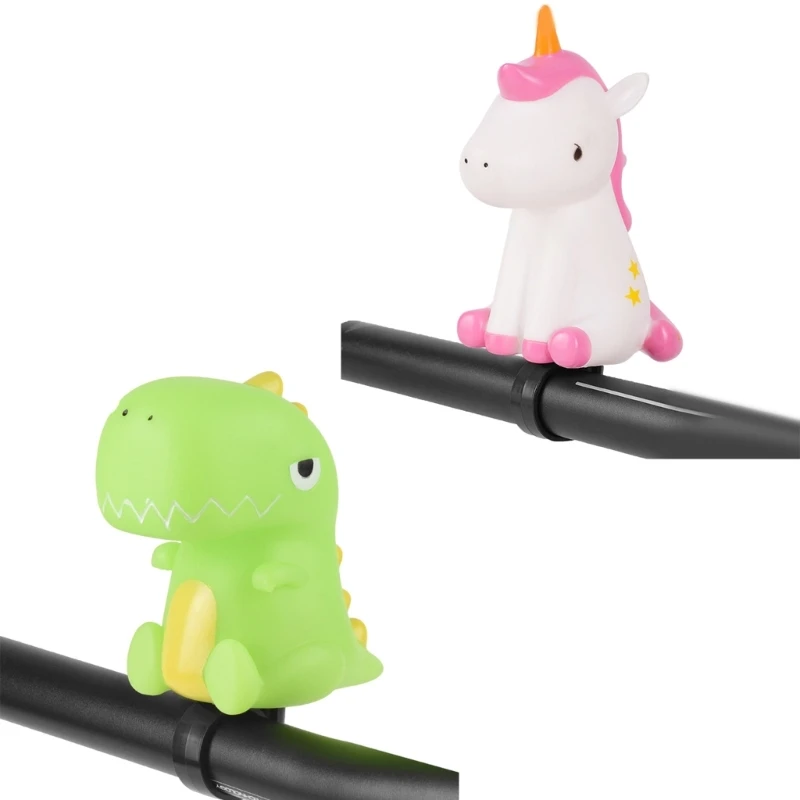 Bright Green Dinosaur Bicycle Horn for Kids 4 Bright Green Dinosaur Bicycle Horn for Kids - Image 4