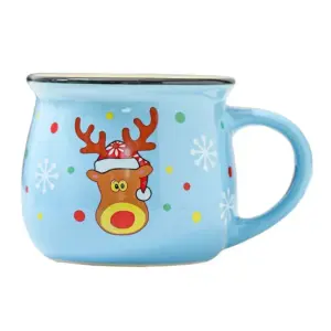 Festive 350mL Ceramic Holiday Mug with Cartoon Designs 13 S0be0396fada34568a7d86b5813eddd78b
