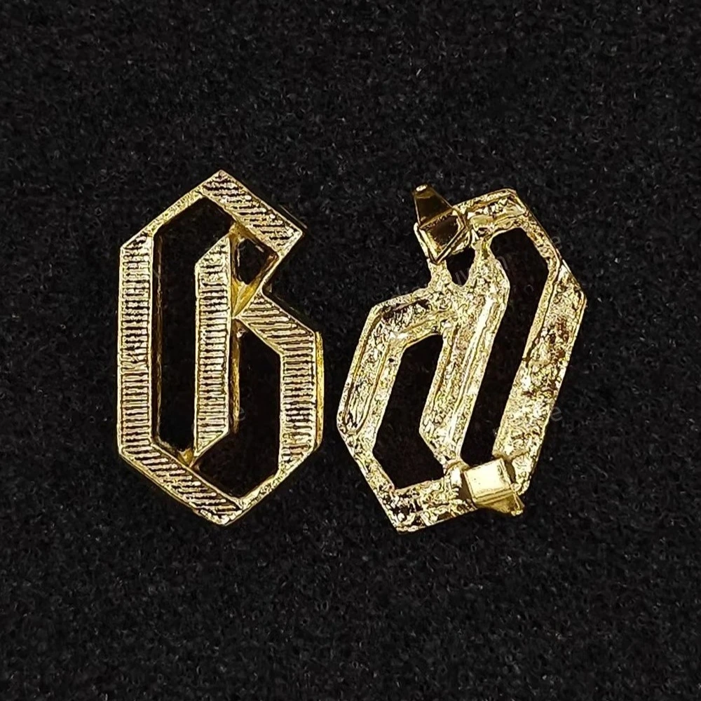 Vintage German Military Epaulet Pair in Gold 10 Vintage German Military Epaulet Pair in Gold - Image 10