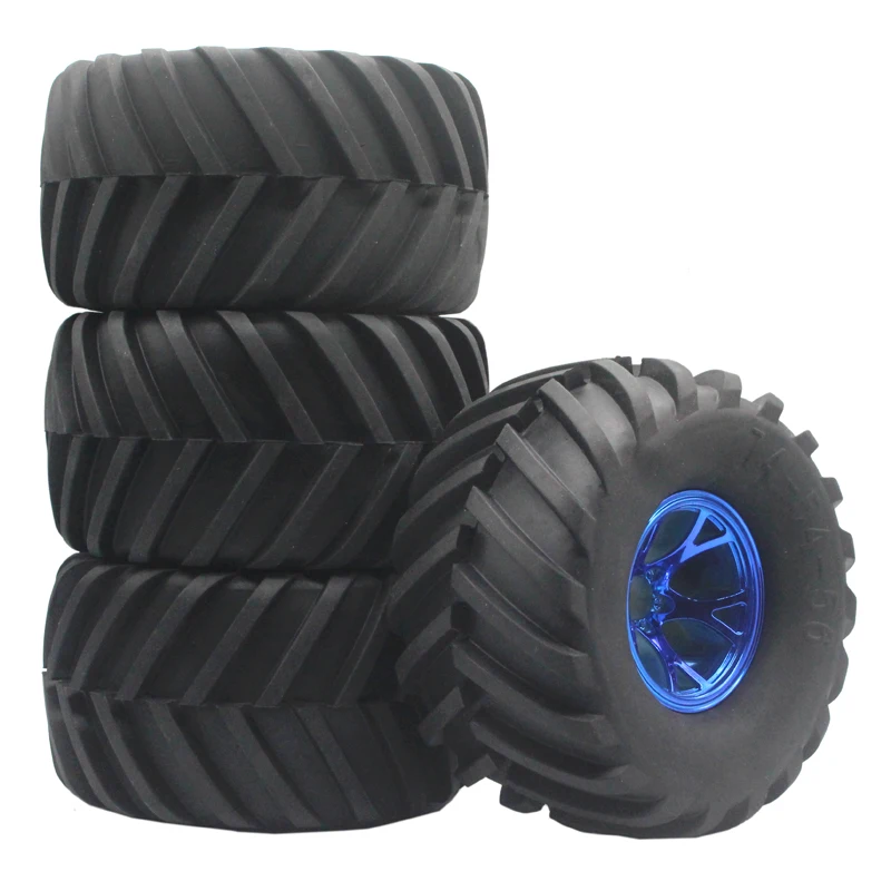 RC Monster Truck Tires & Rims Set 4pcs 7 RC Monster Truck Tires & Rims Set 4pcs - Image 7