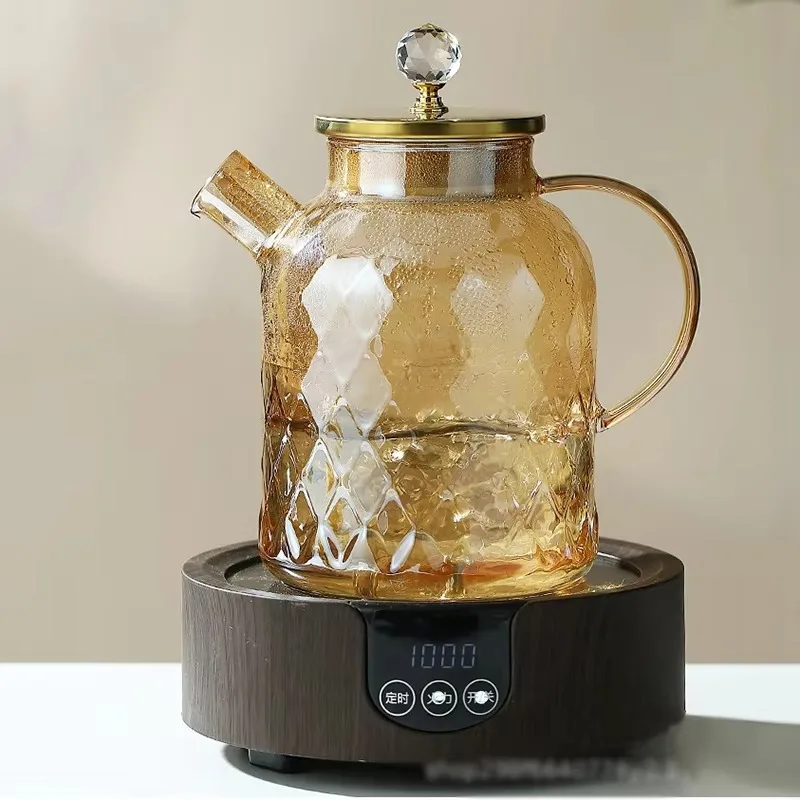 Elegant High Borosilicate Glass Teapot 1000ml/1800ml 5 Elegant High Borosilicate Glass Teapot 1000ml/1800ml - Image 5
