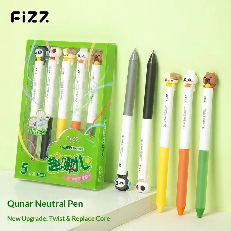 Fizz Click Gel Pens Set—Adorable Animal Designs 6 Fizz Click Gel Pens Set—Adorable Animal Designs - Image 6