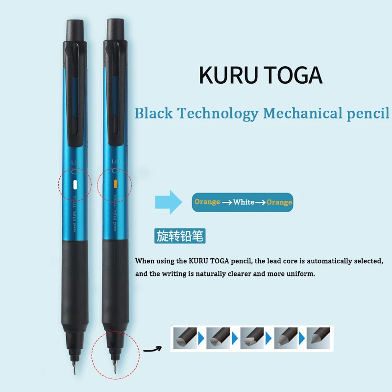 Uni Kuru Toga Mechanical Pencil 0.3/0.5mm 4 Uni Kuru Toga Mechanical Pencil 0.3/0.5mm - Image 4