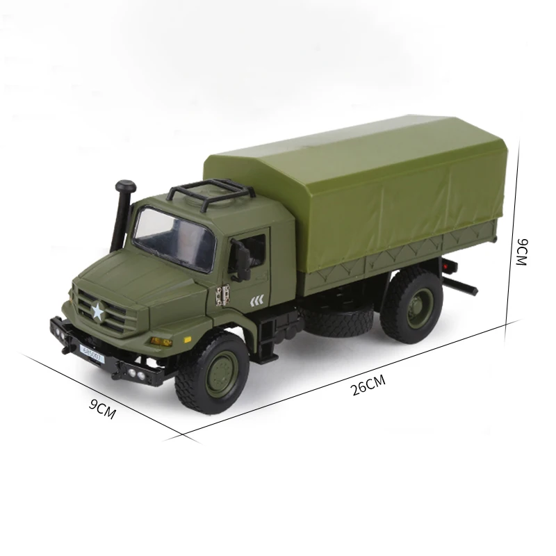 1:36 Military Truck Transporter Diecast Model 2 1:36 Military Truck Transporter Diecast Model - Image 2