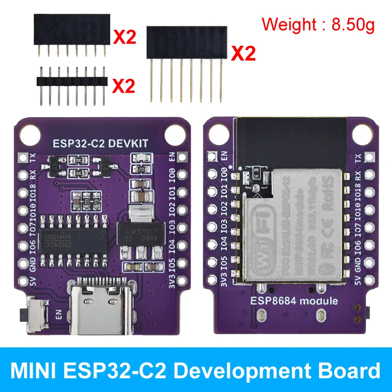 Purple ESP Development Board for Wi-Fi Bluetooth 8 Purple ESP Development Board for Wi-Fi Bluetooth - Image 8