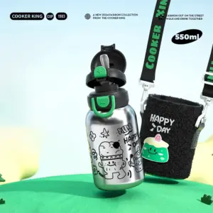 Children's Stainless Steel Cartoon Water Bottle 15 S100290c5eef64624a6187256589e7db39