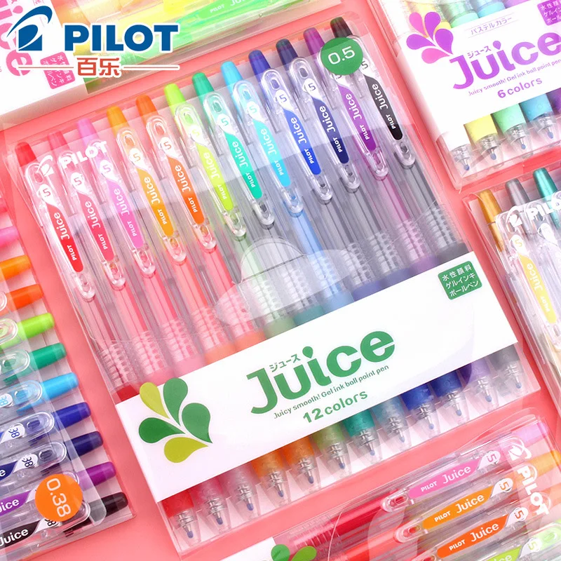 Vibrant Pilot Juice Gel Pen Set (6 or 12 Pieces) 2 Vibrant Pilot Juice Gel Pen Set (6 or 12 Pieces) - Image 2