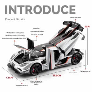 1:32 Koenigsegg One:1 Diecast Model Car 10 S11a4f21fe8a4457c8a3b8d7646a5b1bcU