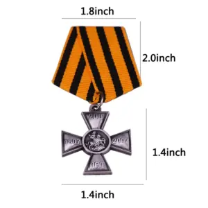 Russian St. George's Cross Medal 30mm Copper 8 S1374ee5f4b6346099319023a08784988I