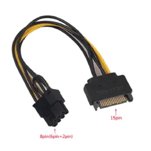 SATA to 8-Pin GPU Power Splitter 18cm 10 S1426c2a3ed724ae08b0a6f0f085124f6J