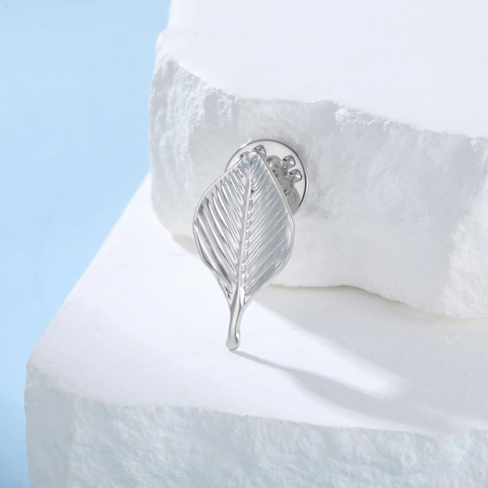 Stainless Steel Leaf Brooch for Women 4 Stainless Steel Leaf Brooch for Women - Image 4