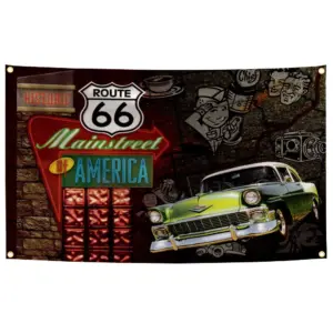 US Route 66 Vintage Collage Banner 90x150cm 15 S149ae7c133374ebcb5555de769cb53aeh