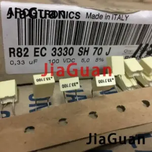 50-Pack Copper Film Capacitors 0.33µF 100V