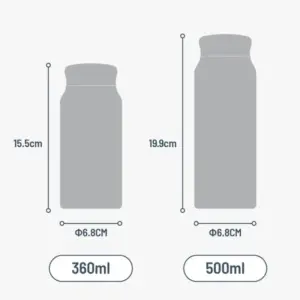 Stainless Steel Vacuum Thermos Bottle 360ml & 500ml 15 S14df9e37960440f3b18efa5c249e4b62V