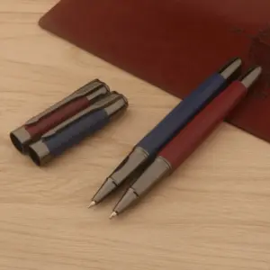 Blue-Grey Metal Ballpoint Pen with 0.5mm Tip 12 S15a33e94812b41b49ebdde83d3defb091