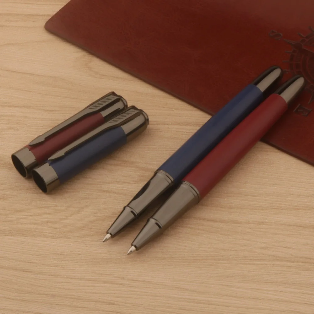 Blue-Grey Metal Ballpoint Pen with 0.5mm Tip 3 Blue-Grey Metal Ballpoint Pen with 0.5mm Tip - Image 3