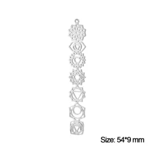 Stainless Steel 7 Chakra Yoga Charm 13 S1643eacb712242ee8910a226bd923302C