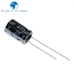 20-Pack 470μF 25V Electrolytic Capacitors for STM Devices 7 S16bde7a73a0d4ab4aad94a87d5526b880