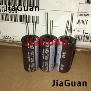 Nichicon PW 100V 1000μF Electrolytic Capacitors Set