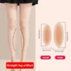 2pcs Contouring Silicone Calf Pads Self Adhesive No-Show Invisible Calves Support Reusable for Legs Shape Pads
