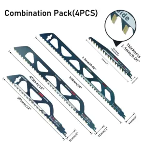 Durable Alloy Reciprocating Saw Blades Set 15 S1842991c26604cc6a8426eb13649302aa