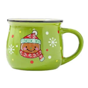 Festive 350mL Ceramic Holiday Mug with Cartoon Designs 14 S18c5290eb626475fae05af995cc993a0L