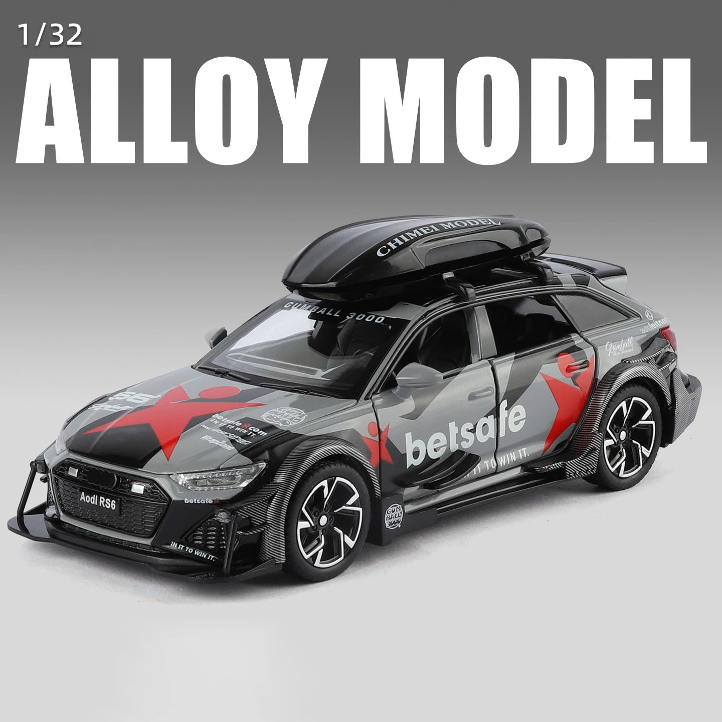 1:32 RS6 Diecast Model Car for Collectors 8 1:32 RS6 Diecast Model Car for Collectors - Image 8