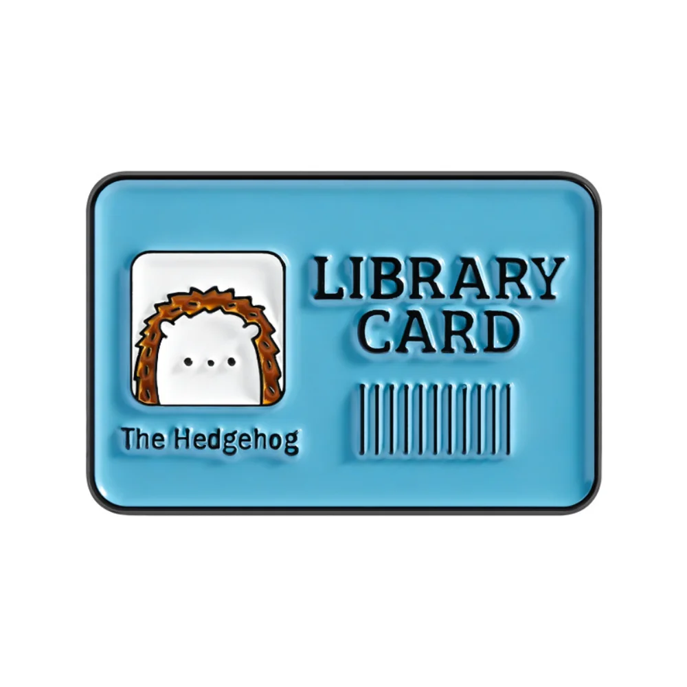 Playful Literary Library Card Brooch for Adults 4 Playful Literary Library Card Brooch for Adults - Image 4