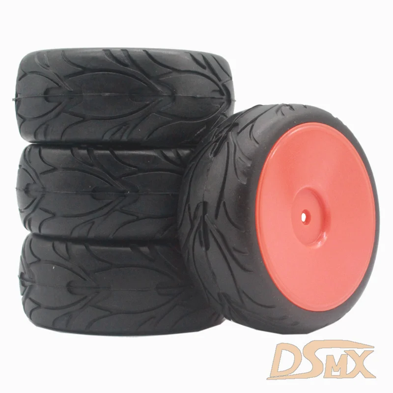 RC On-Road Tire Set for 1/10 Scale Models 2 RC On-Road Tire Set for 1/10 Scale Models - Image 2