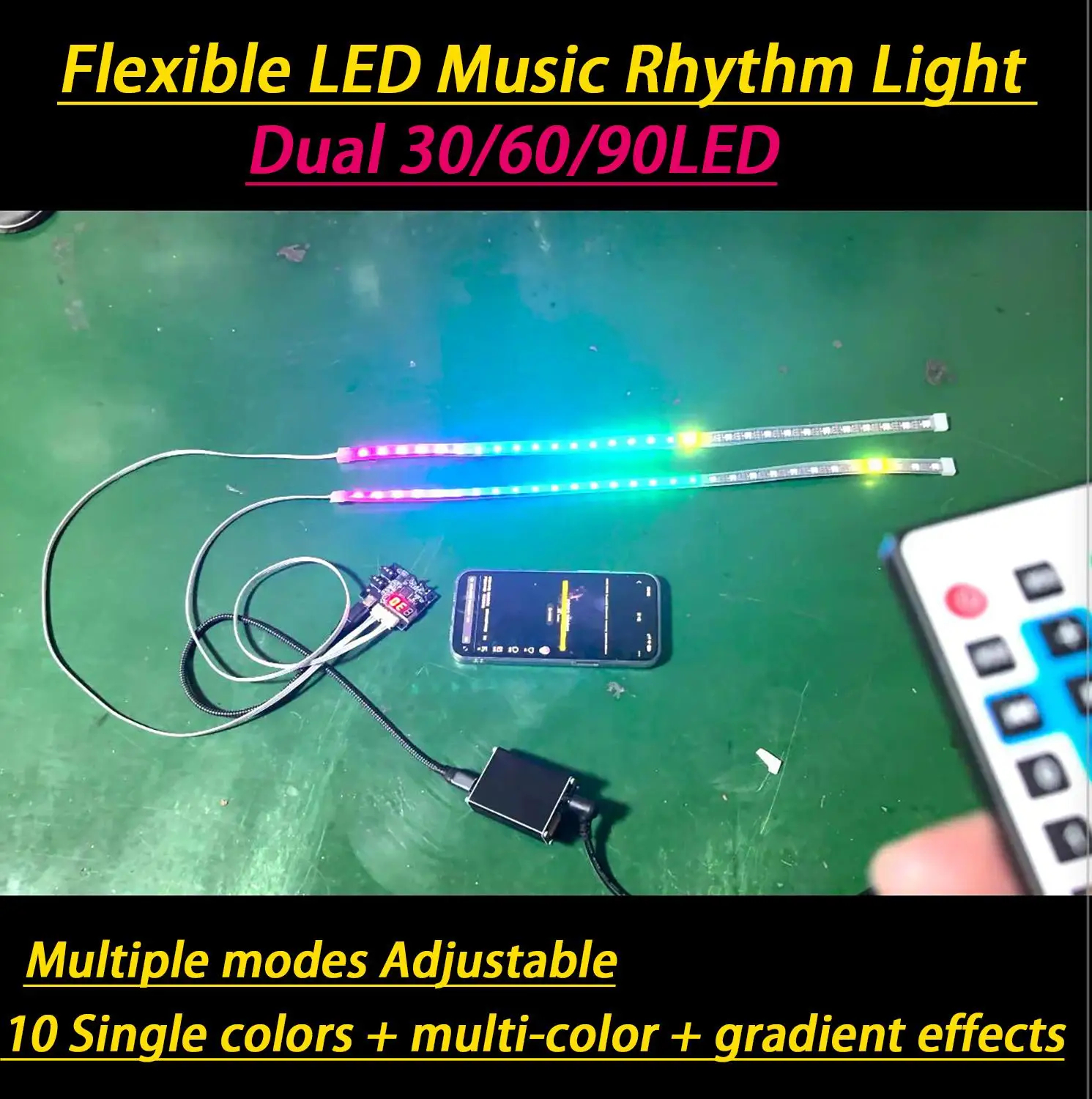 Vibrant LED Music Spectrum Light Strip 2 Vibrant LED Music Spectrum Light Strip - Image 2